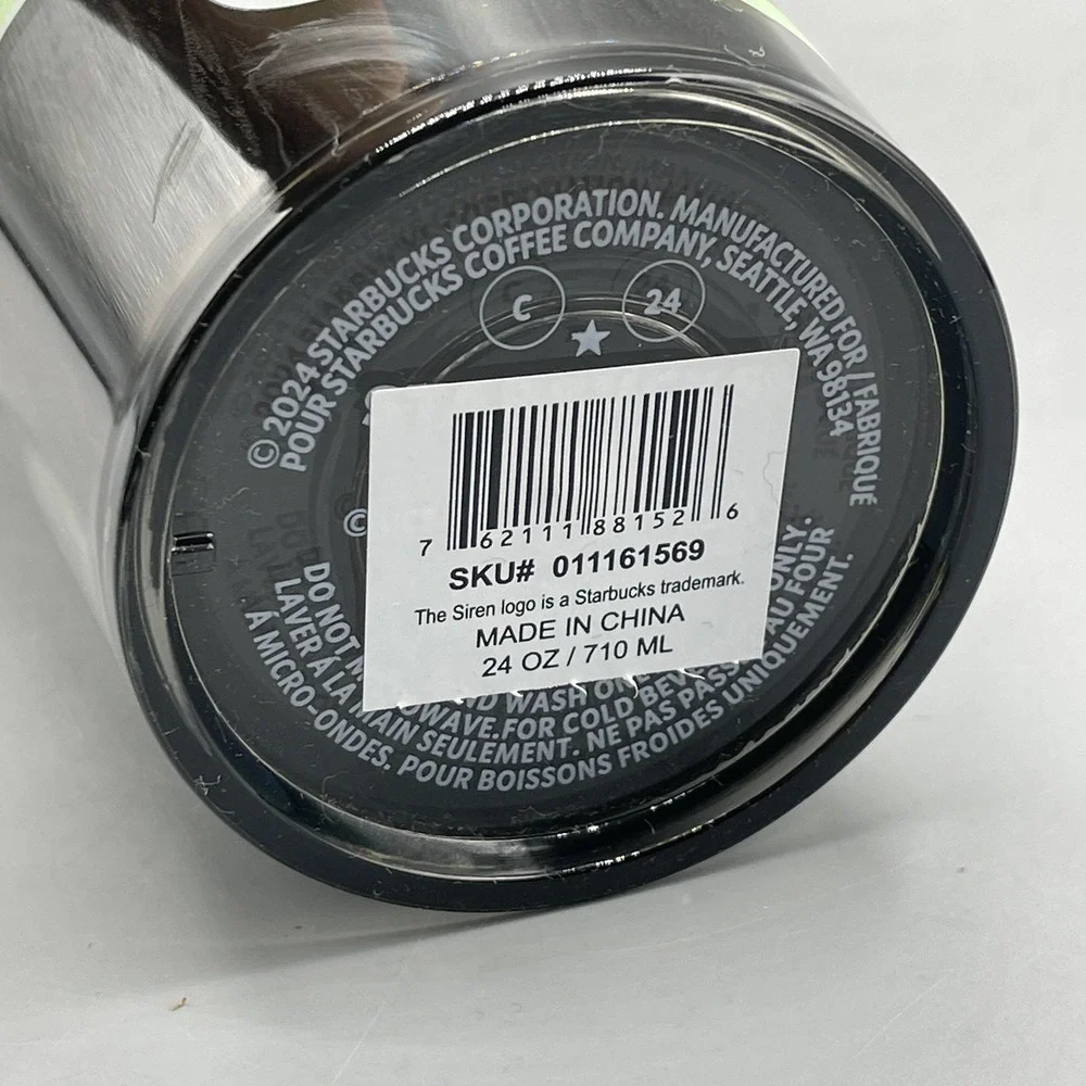 Starbucks Wicked Tumbler 24oz Defy Gravity Elphaba Glow In Dark - Picture 9 of 9